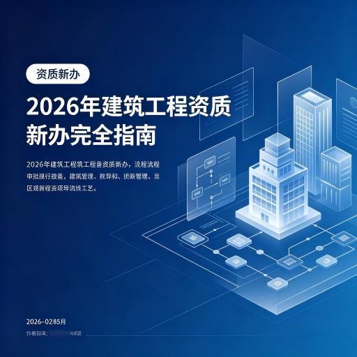 2026年建筑工程资质新办完全指南