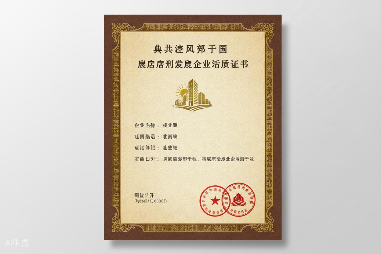 房地产开发资质